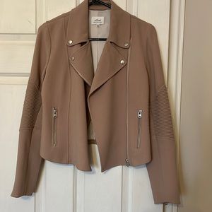 Wilfred Taupe Moto Jacket